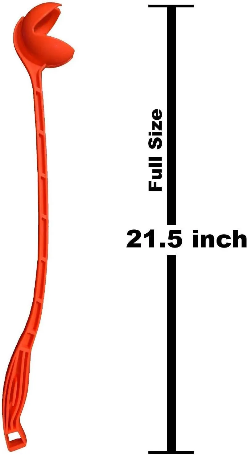 AnNafi Speed Arm Ball Thrower | Cricket Practice Launcher & Pickup | Dog Fetch & Fold Set | Cricket Equipment (Only Thrower, Orange)