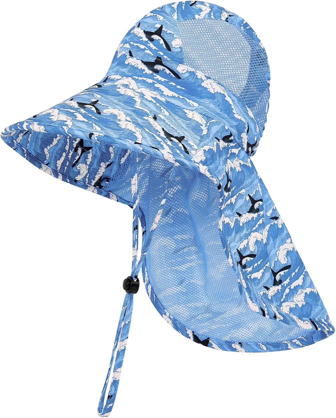 Baby Sun Hat UPF 50 Sun Protective Toddler Wide Brim Hat Swim Beach Pool Outdoor Hat for Baby Boys Girls