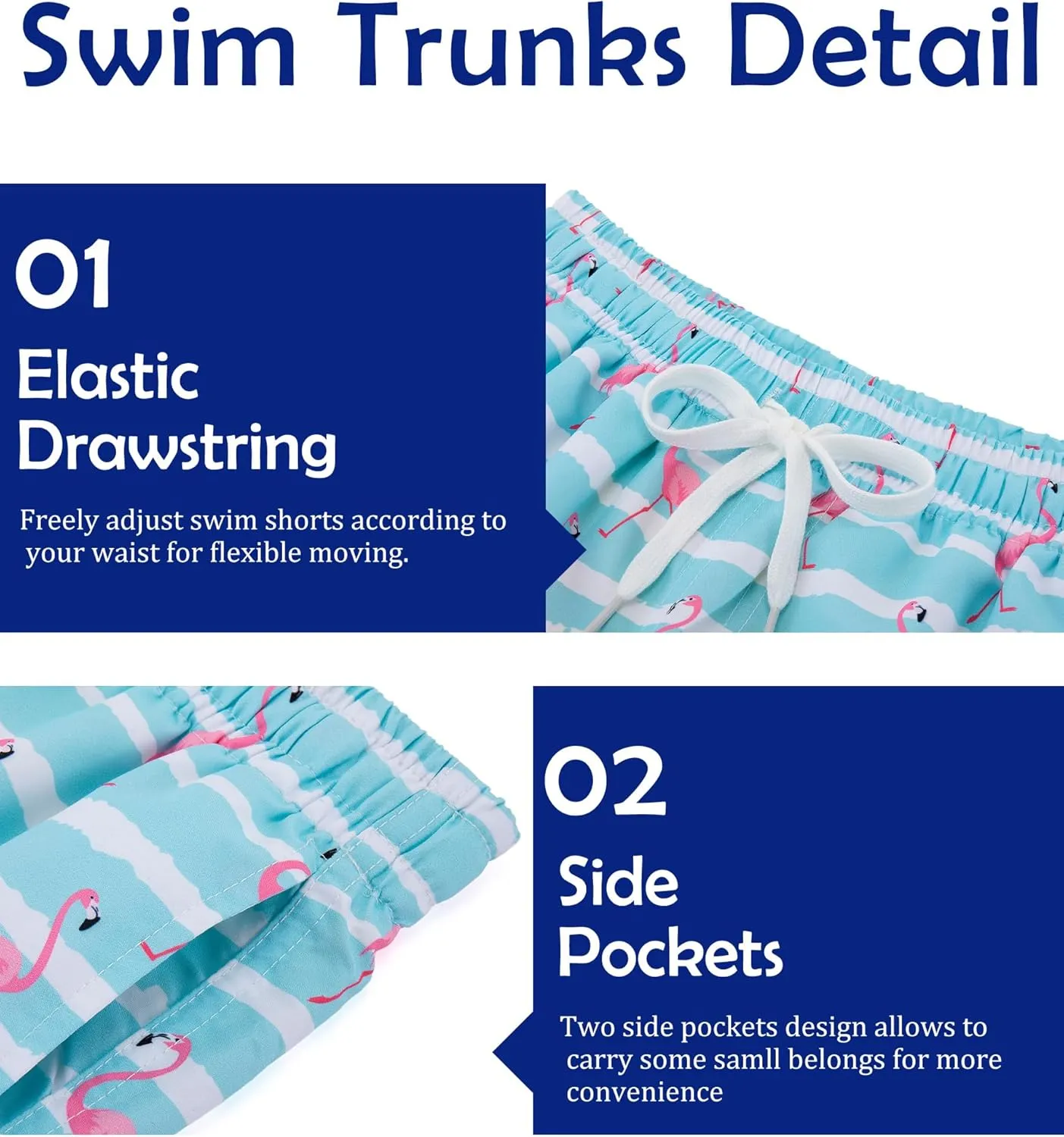 Boys Swim Trunks with Compression Liner Casual Bathing Suit for Kids Swim Shorts 6-18 Years