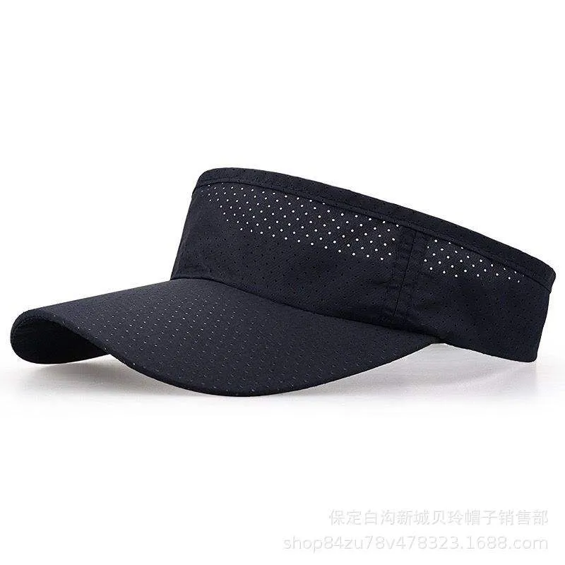 Bulk Breathable Air Sun Hats Men Women Adjustable Visor UV Protection Top Empty Sports Tennis Golf Running Sunscreen Cap