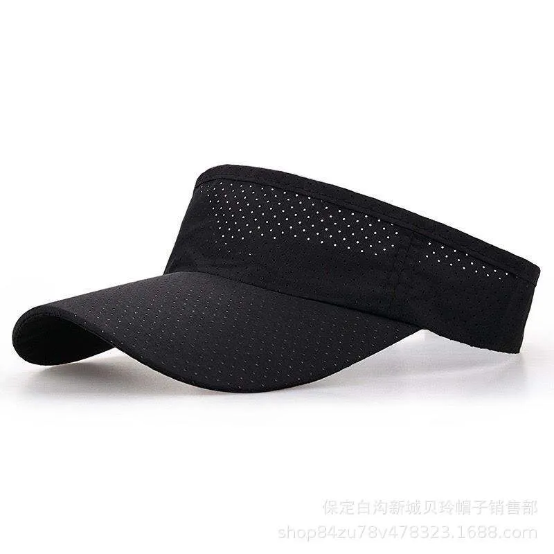 Bulk Breathable Air Sun Hats Men Women Adjustable Visor UV Protection Top Empty Sports Tennis Golf Running Sunscreen Cap
