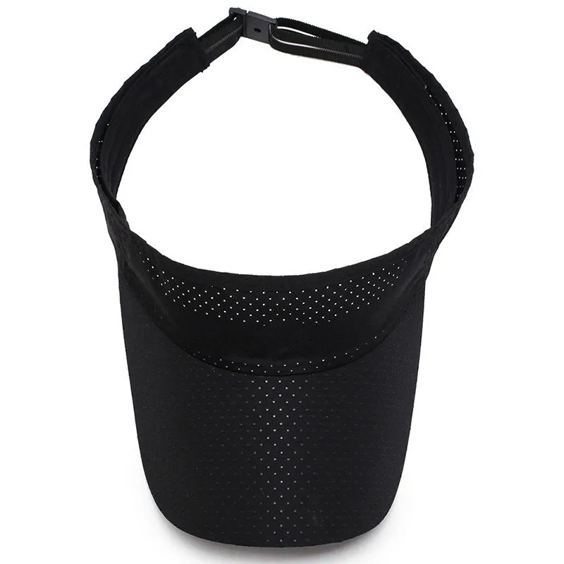 Bulk Breathable Air Sun Hats Men Women Adjustable Visor UV Protection Top Empty Sports Tennis Golf Running Sunscreen Cap