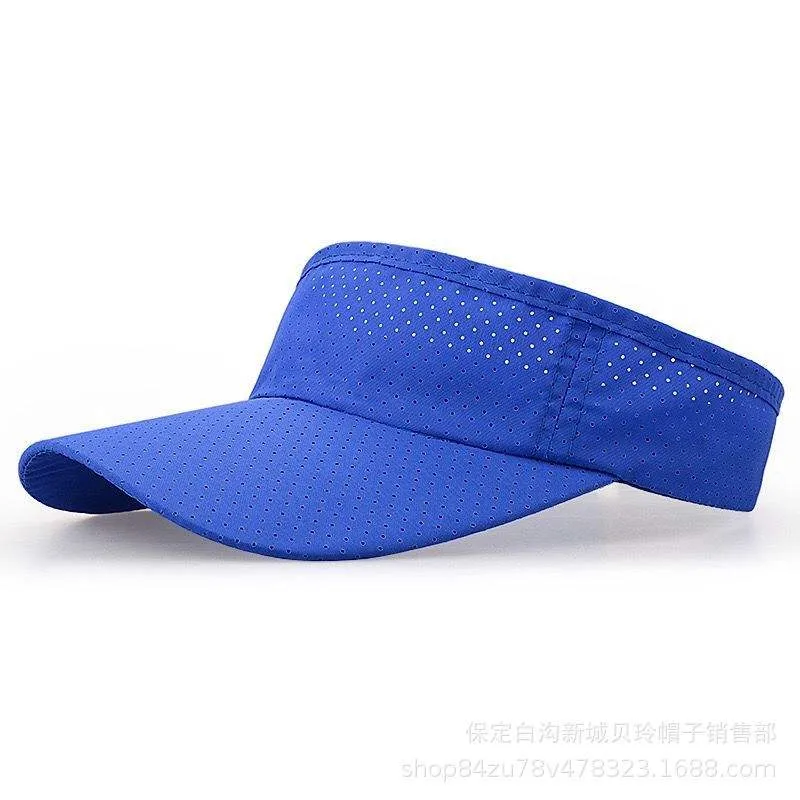 Bulk Breathable Air Sun Hats Men Women Adjustable Visor UV Protection Top Empty Sports Tennis Golf Running Sunscreen Cap