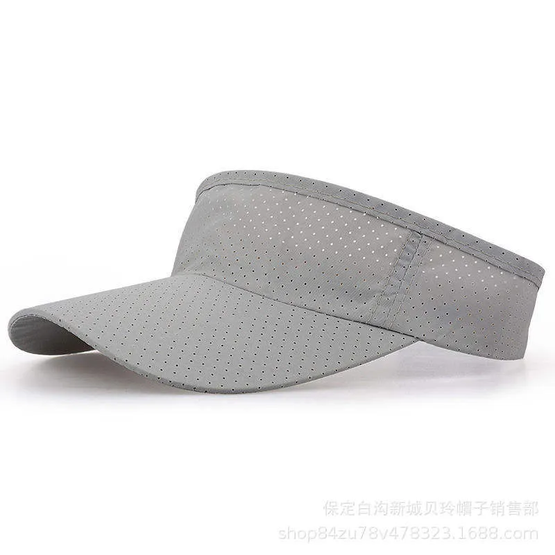 Bulk Breathable Air Sun Hats Men Women Adjustable Visor UV Protection Top Empty Sports Tennis Golf Running Sunscreen Cap