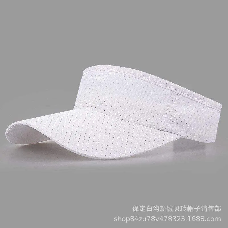 Bulk Breathable Air Sun Hats Men Women Adjustable Visor UV Protection Top Empty Sports Tennis Golf Running Sunscreen Cap