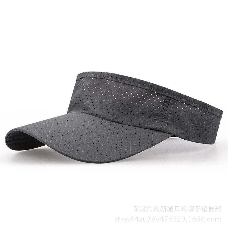 Bulk Breathable Air Sun Hats Men Women Adjustable Visor UV Protection Top Empty Sports Tennis Golf Running Sunscreen Cap