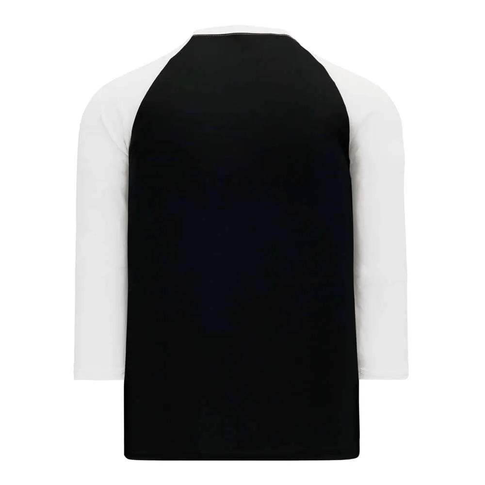 Classic 3-4 Sleeve Baseball Black-White Shirt