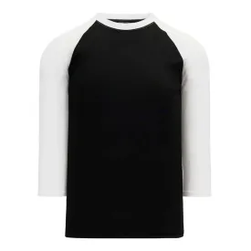 Classic 3-4 Sleeve Baseball Black-White Shirt