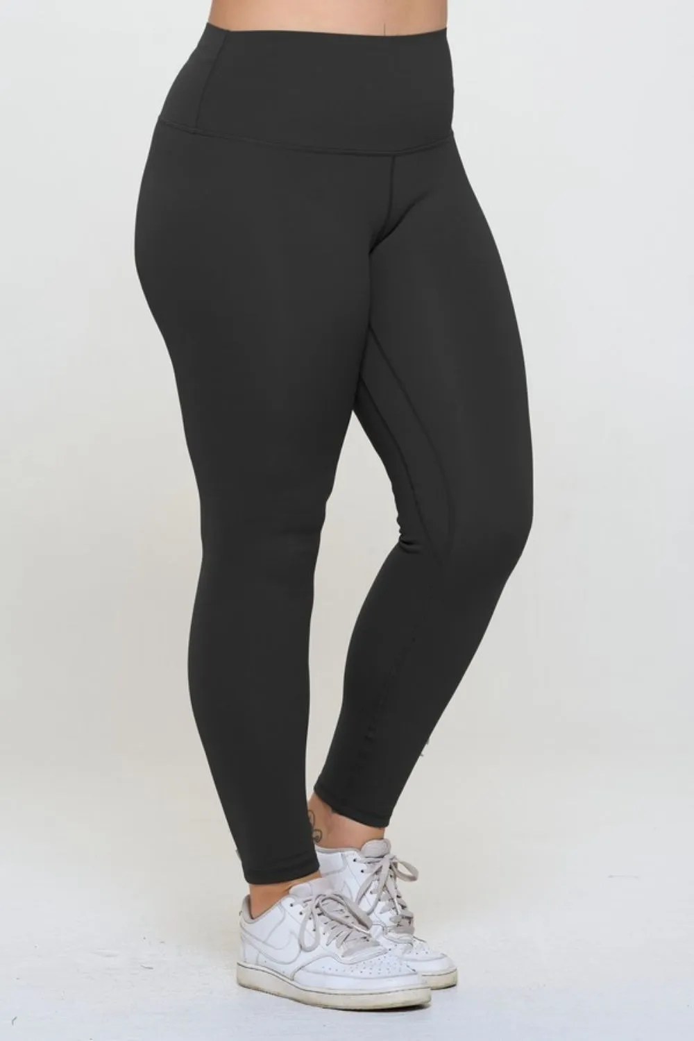 Cozy Fleece-Lined Leggings - Black