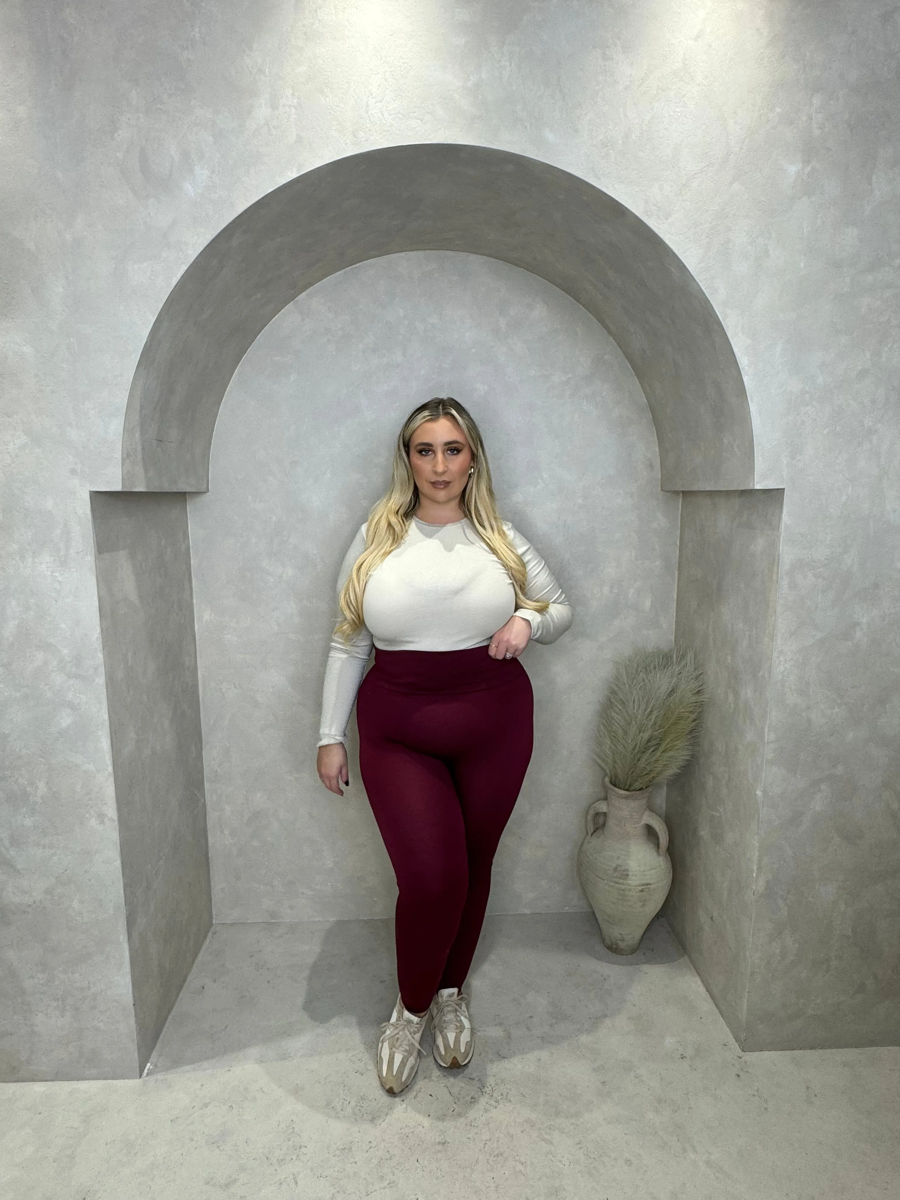 Curve Banded Fleece Lined Leggings