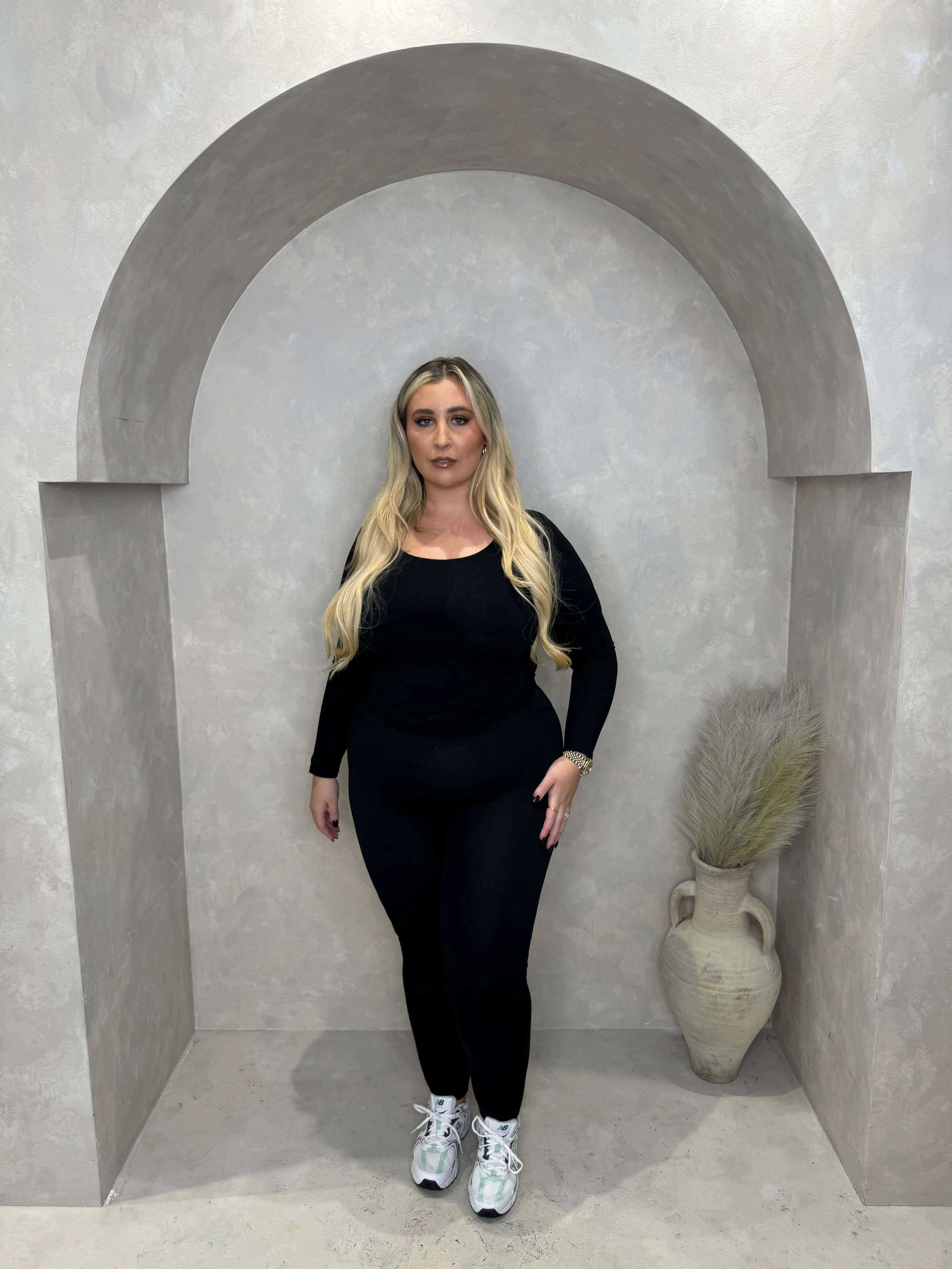 Curve Banded Fleece Lined Leggings