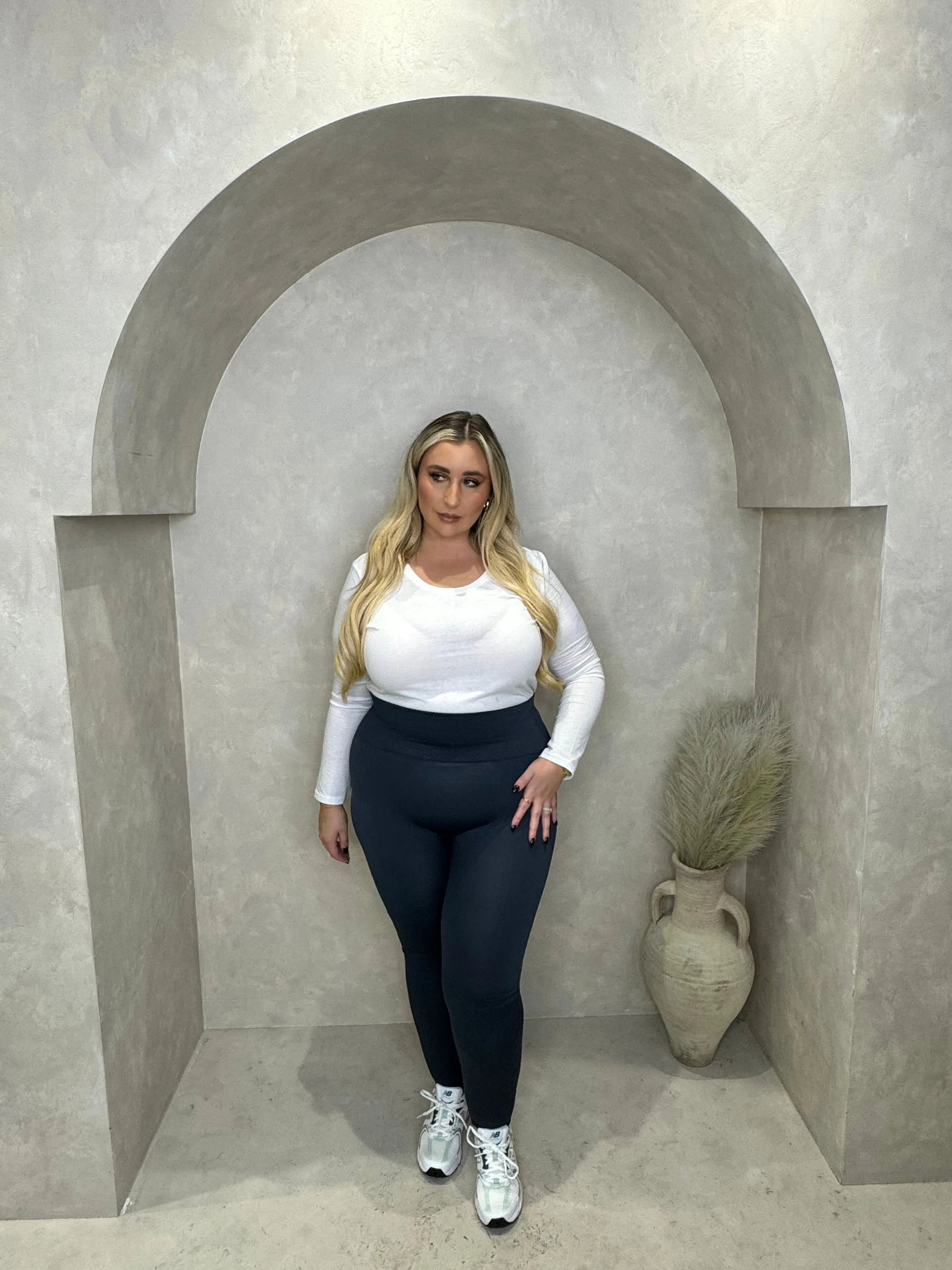 Curve Banded Fleece Lined Leggings