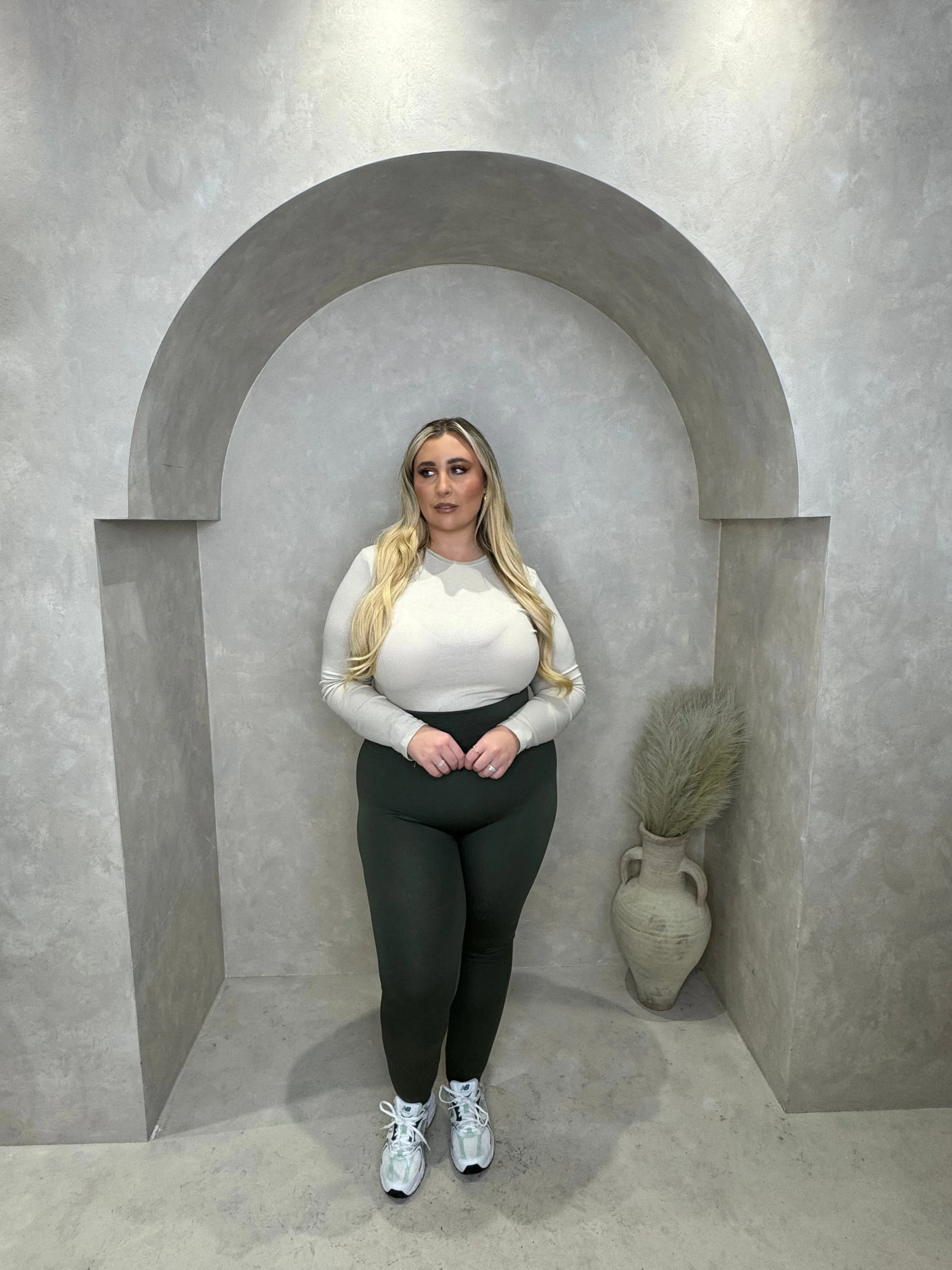 Curve Banded Fleece Lined Leggings