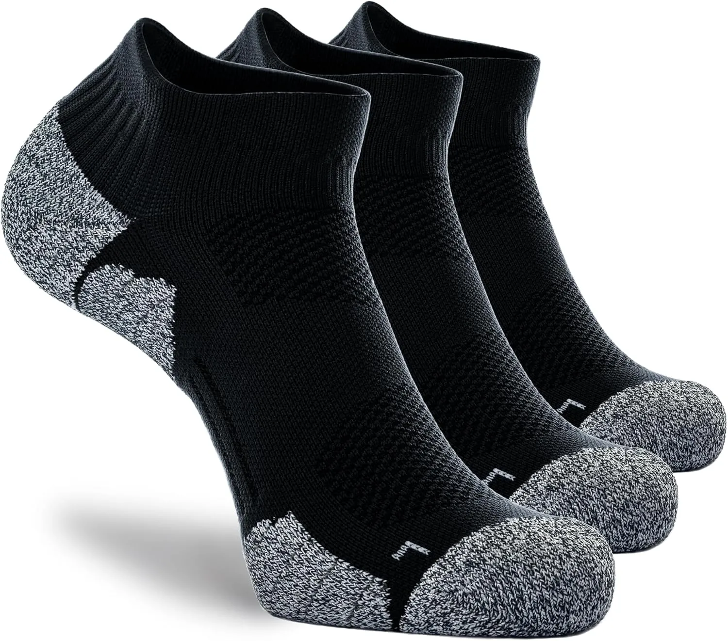 CWVLC Unisex Cushioned Compression Athletic Ankle Socks Multipack