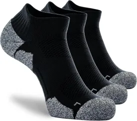 CWVLC Unisex Cushioned Compression Athletic Ankle Socks Multipack