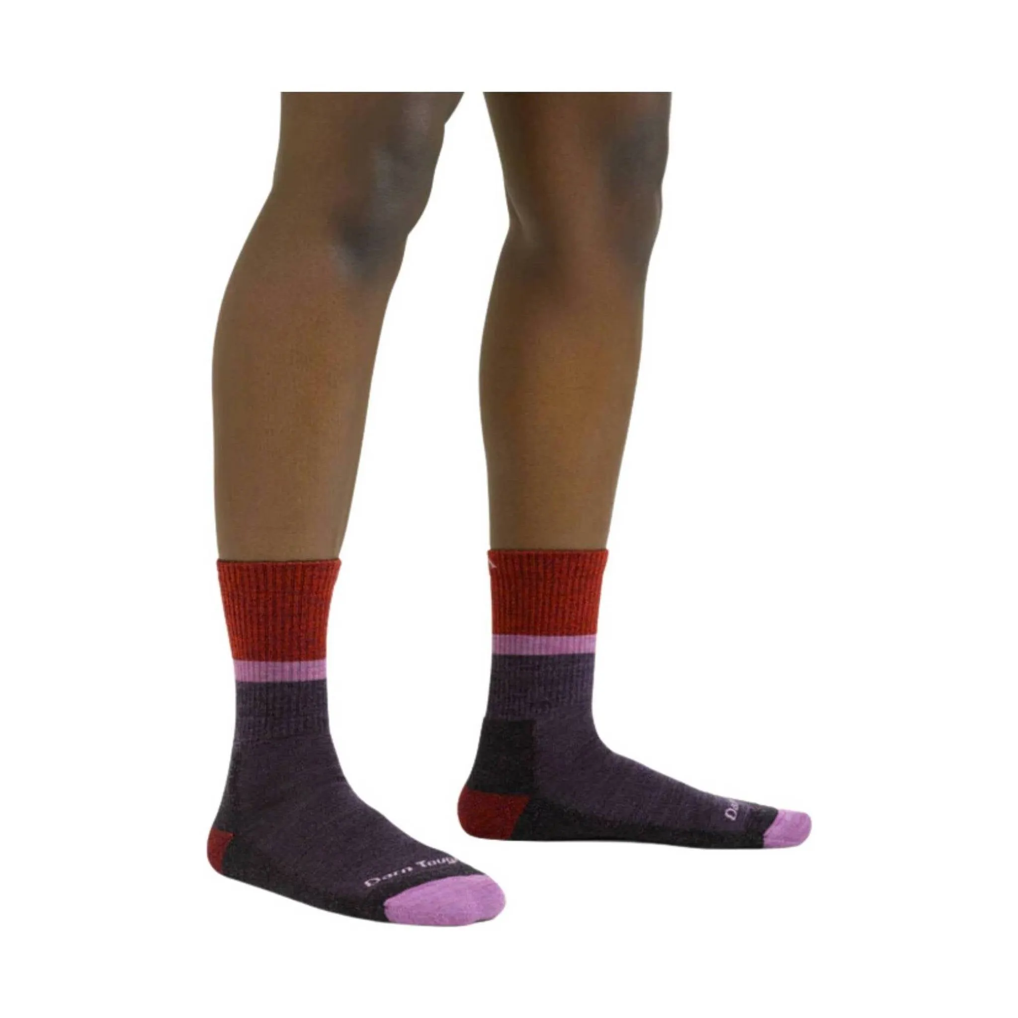 Darn Tough Vermont Women's Ranger Micro Crew Midweight Hiking Sock - Plum