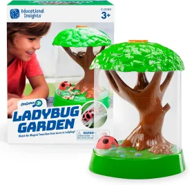 Educational Insights GeoSafari Jr. Ladybug Garden - Ladybug House, Kids Science Kit with Live Ladybugs, Terrarium Kit for Kids, at Home STEM Bug Habitat for Boys & Girls Ages 3 