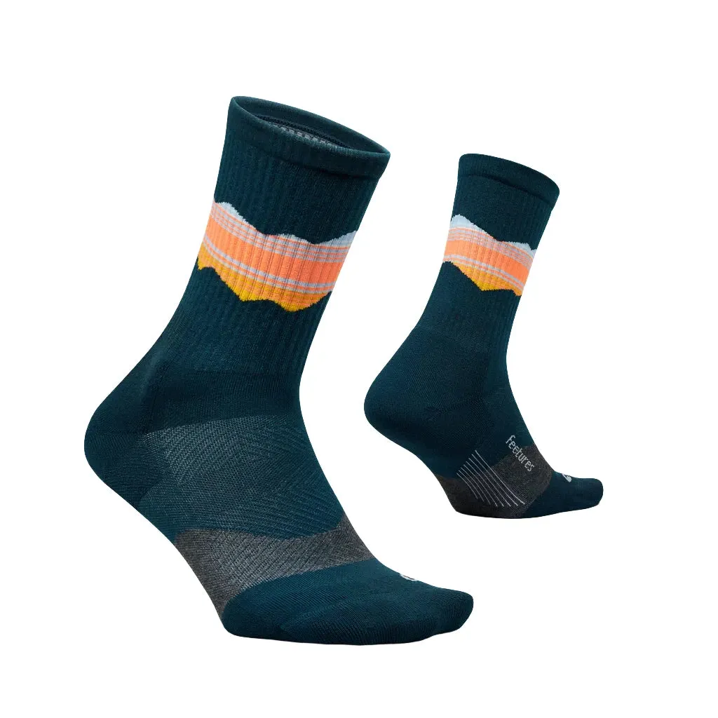 Feetures Trail Max Cushion Mini Crew Socks