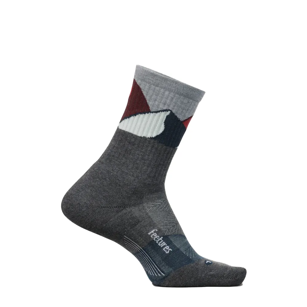 Feetures Trail Max Cushion Mini Crew Socks