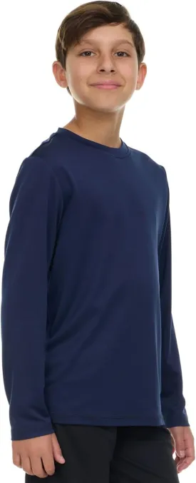 Gerry Rash Guard for Boys, Long Sleeve Boys Swim Shirt, UPF 50  SPF UV Sun Protection, Quick Dry Rashguard for Kids