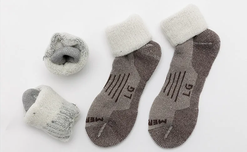 HIKING Merino Wool Crew Socks Winter