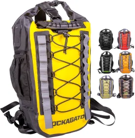 Hydric 25L Waterproof Backpack - Heavy Duty Dry Bag with Roll-Top Closure for Outdoor Adventures, Floating River, Hunting, Hiking, Canoeing, Kayaking, Rafting or Beach - Yellow