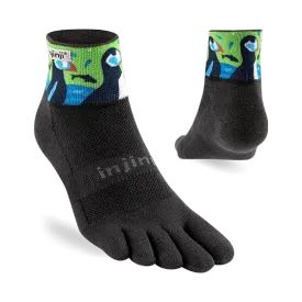 Injinji Artist Designed Mens Mini-Crew Socks - Puffins