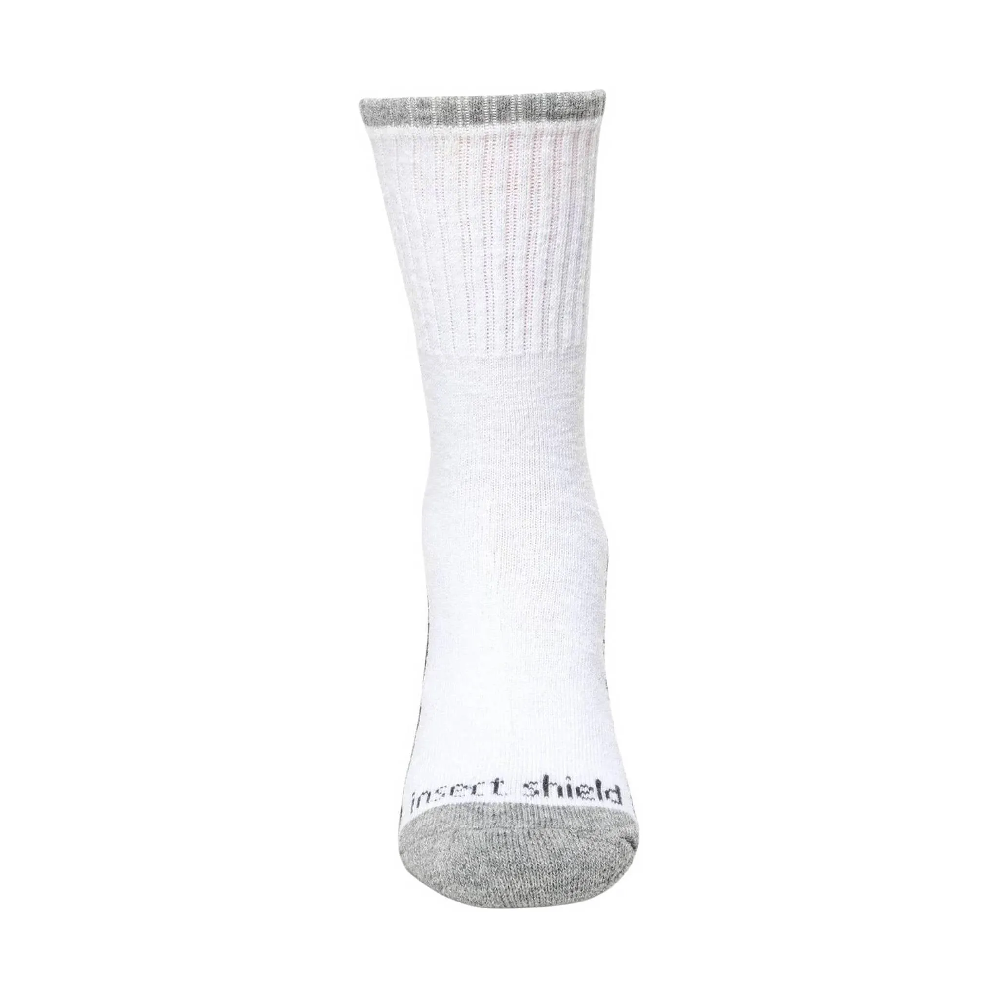 Insect Shield Kids' Sport Crew Socks - White