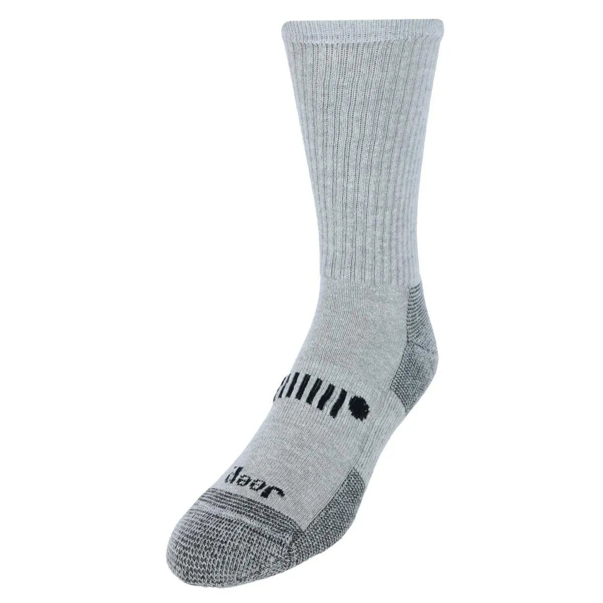 Jeep Men's Classic Cotton Crew Socks (3 Pair Pack)