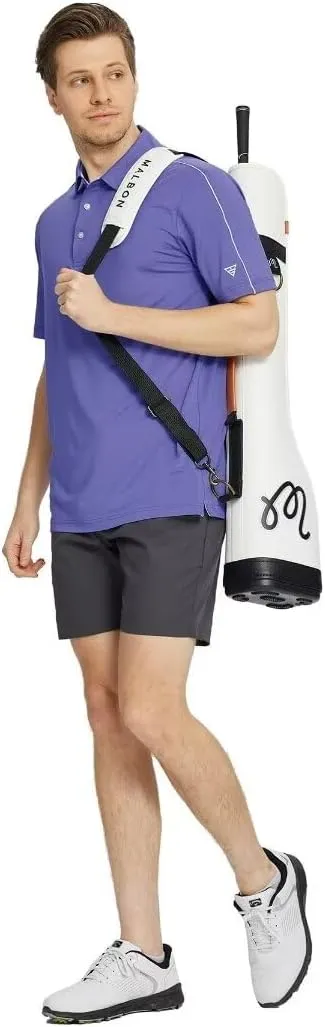 M MAELREG Golf Polo Shirts for Men Short Sleeve Dry Fit Solid Moisture Wicking Casual Performance Collared Mens Polo Shirts