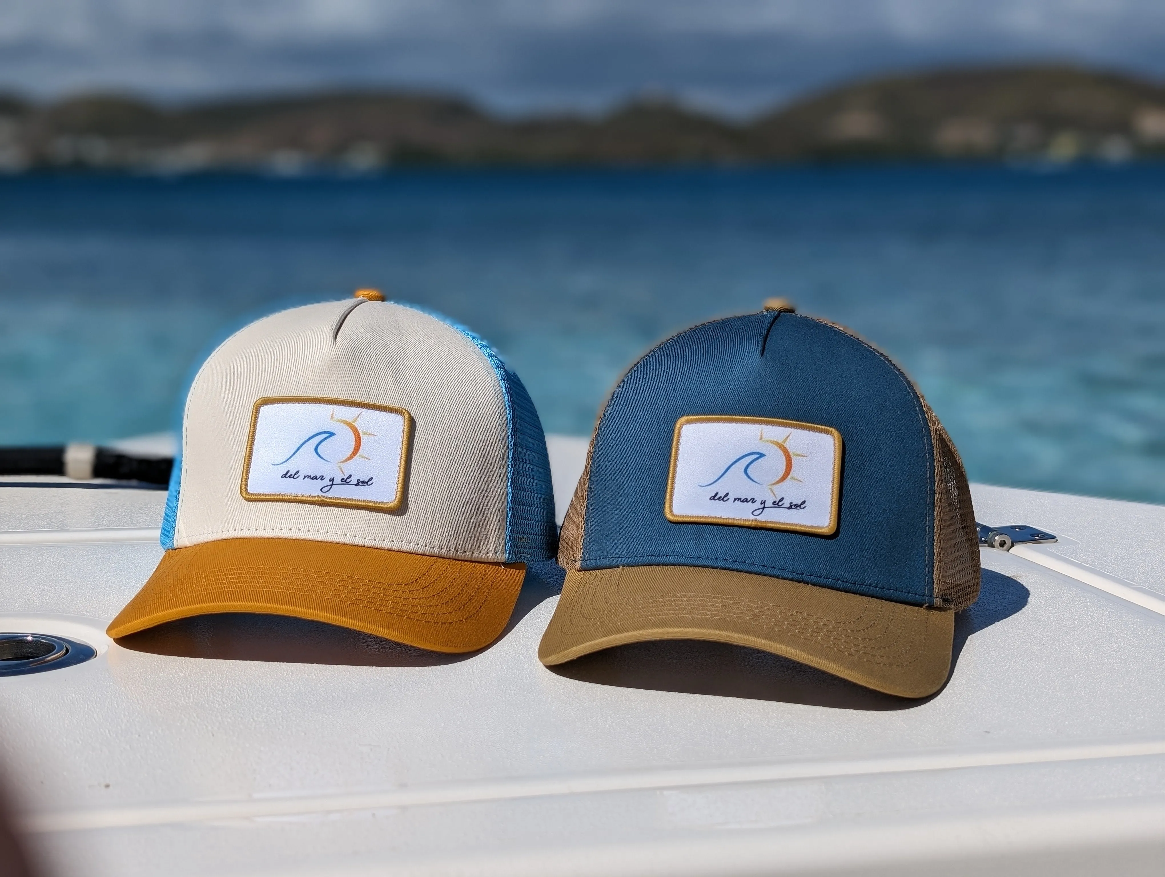 Mar y Sol Trucker Hat – Breathable Mesh Cap with Curved Visor – Casual and Sporty Style