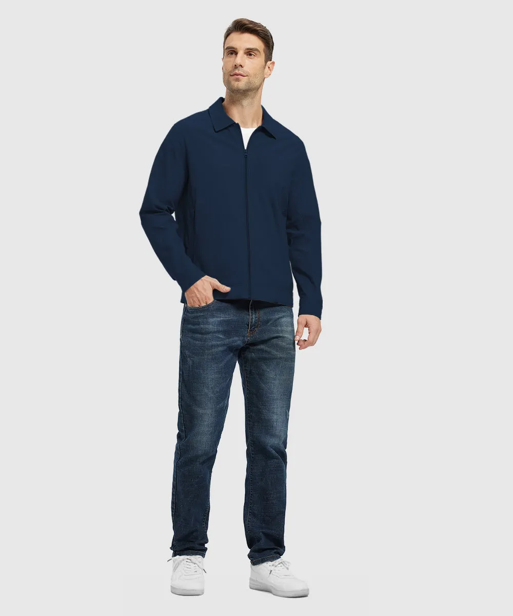 Men's Casual Lightweight Lapel Jacket
