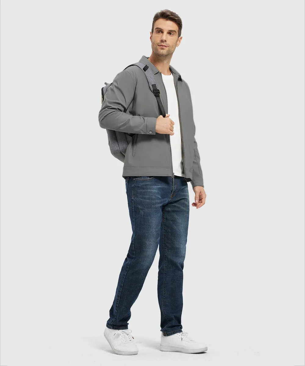 Men's Casual Lightweight Lapel Jacket