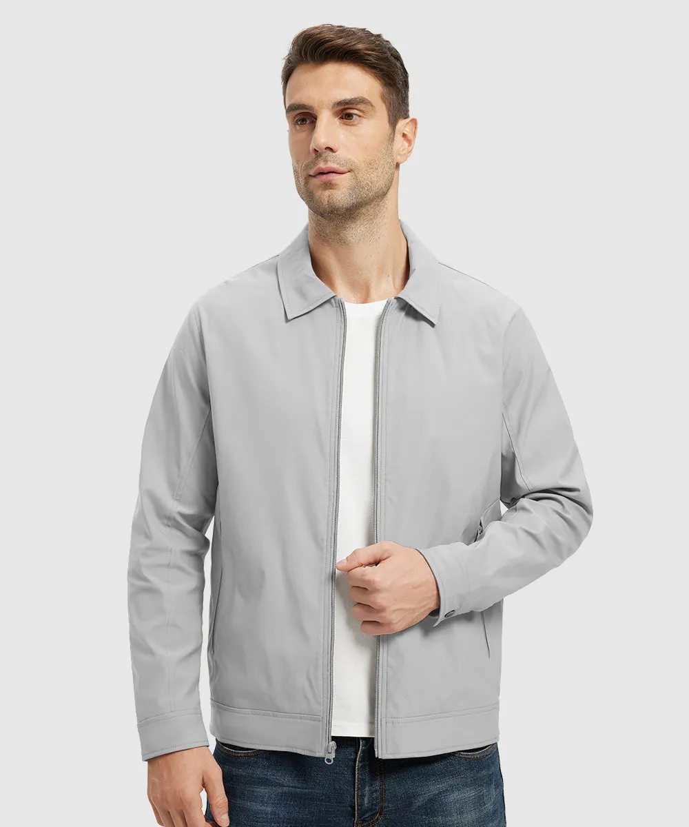 Men's Casual Lightweight Lapel Jacket