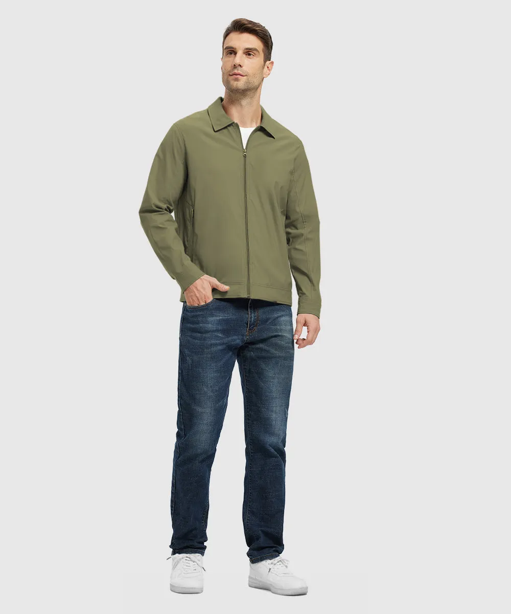 Men's Casual Lightweight Lapel Jacket