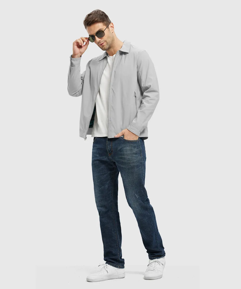 Men's Casual Lightweight Lapel Jacket