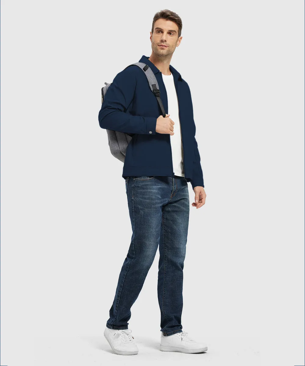 Men's Casual Lightweight Lapel Jacket