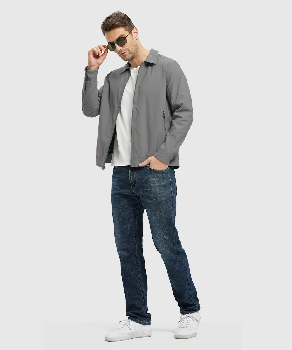 Men's Casual Lightweight Lapel Jacket