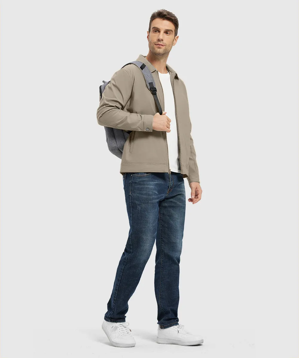 Men's Casual Lightweight Lapel Jacket