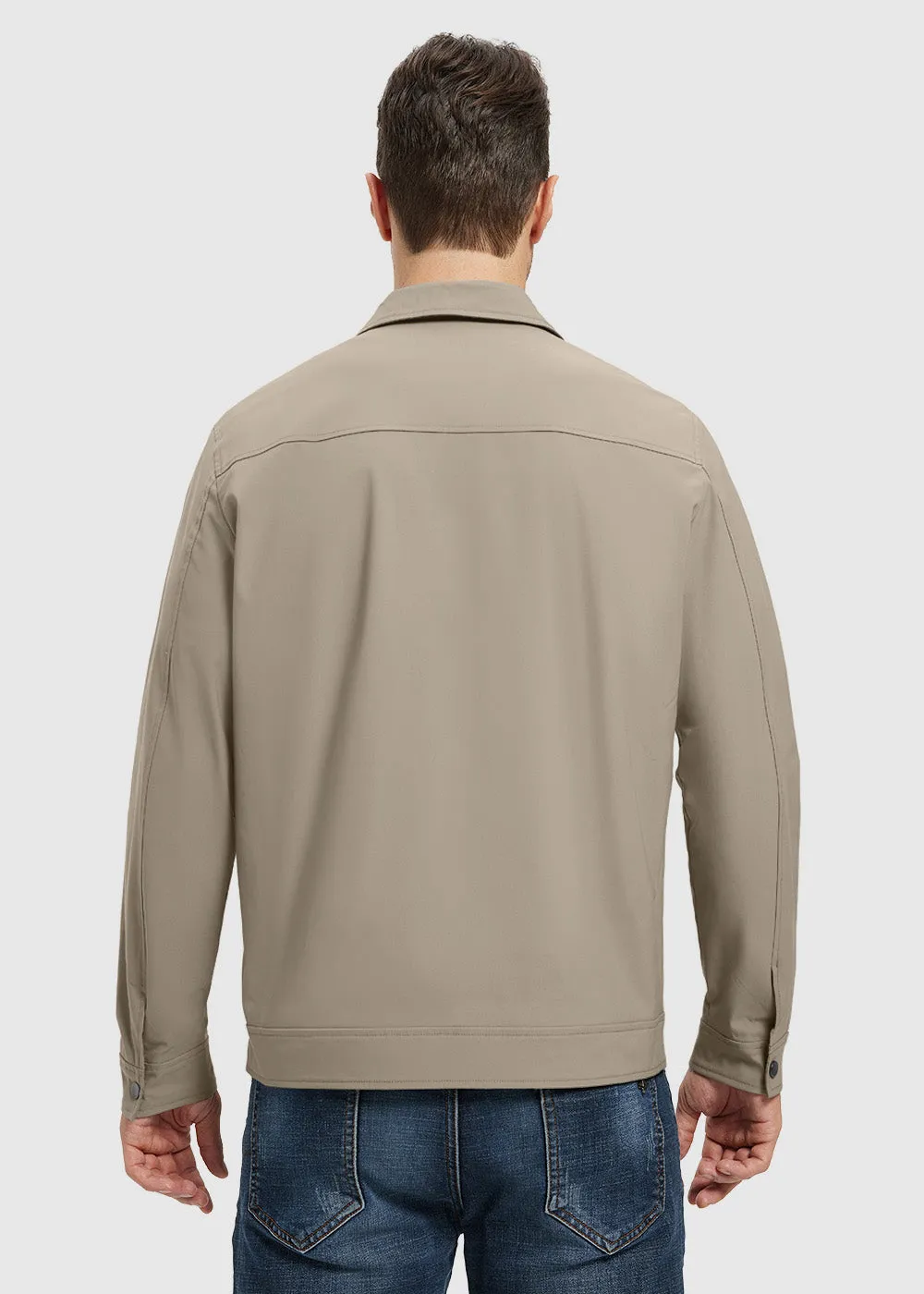 Men's Casual Lightweight Lapel Jacket
