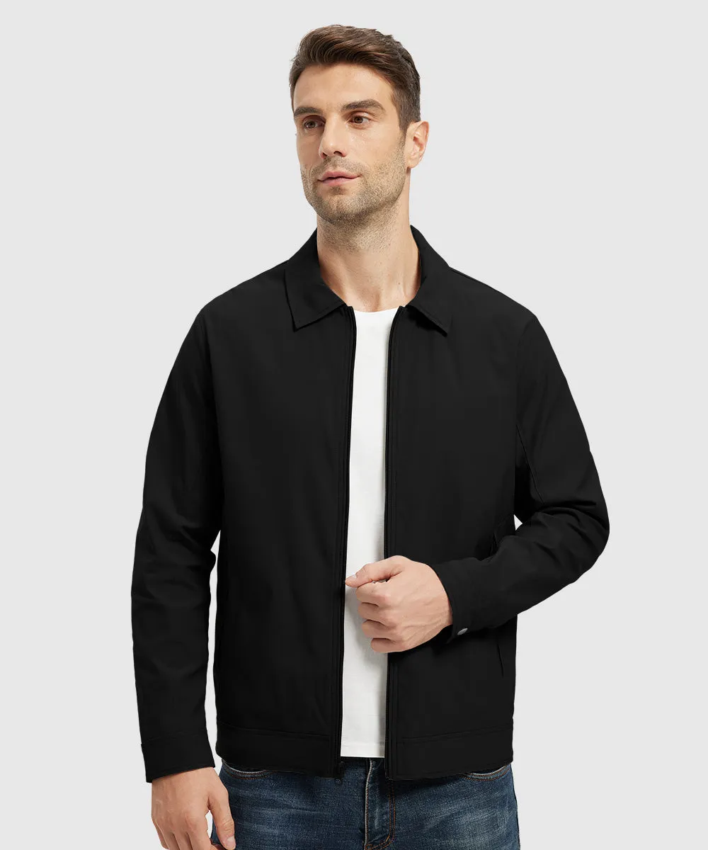 Men's Casual Lightweight Lapel Jacket