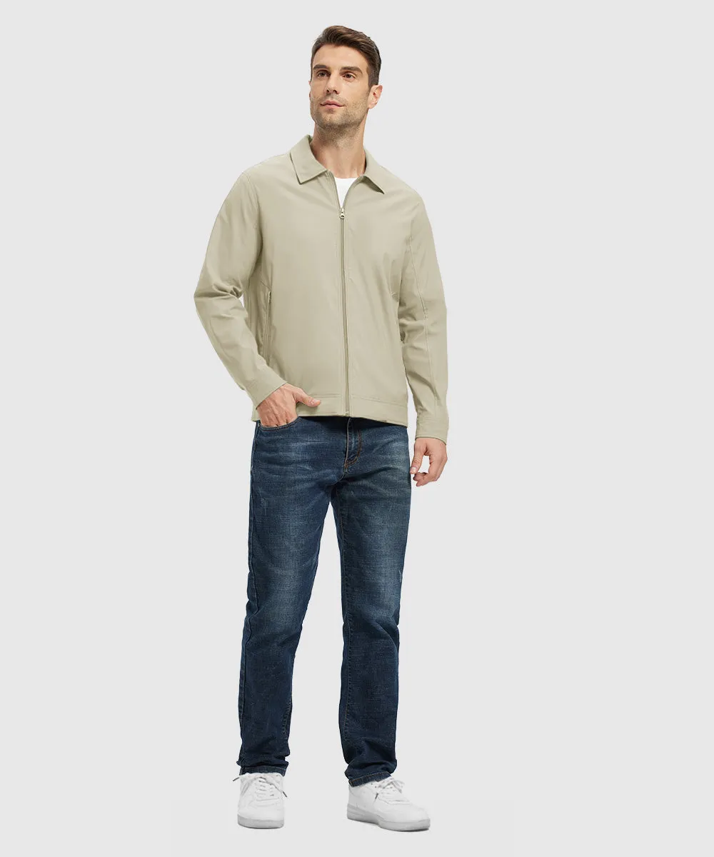 Men's Casual Lightweight Lapel Jacket