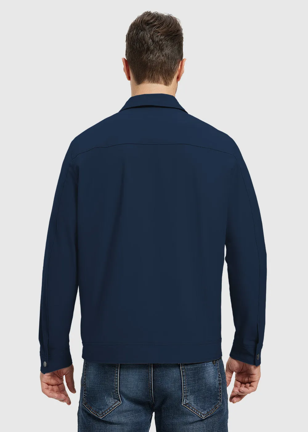 Men's Casual Lightweight Lapel Jacket