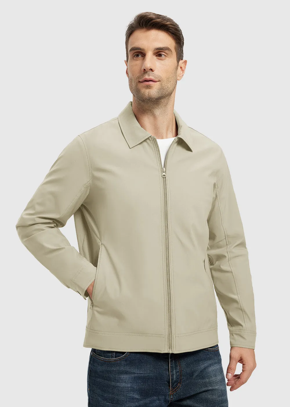 Men's Casual Lightweight Lapel Jacket