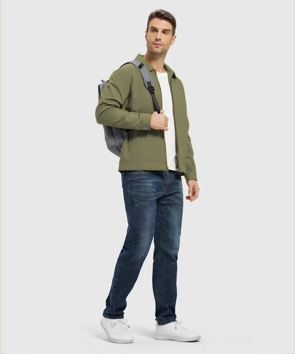 Men's Casual Lightweight Lapel Jacket