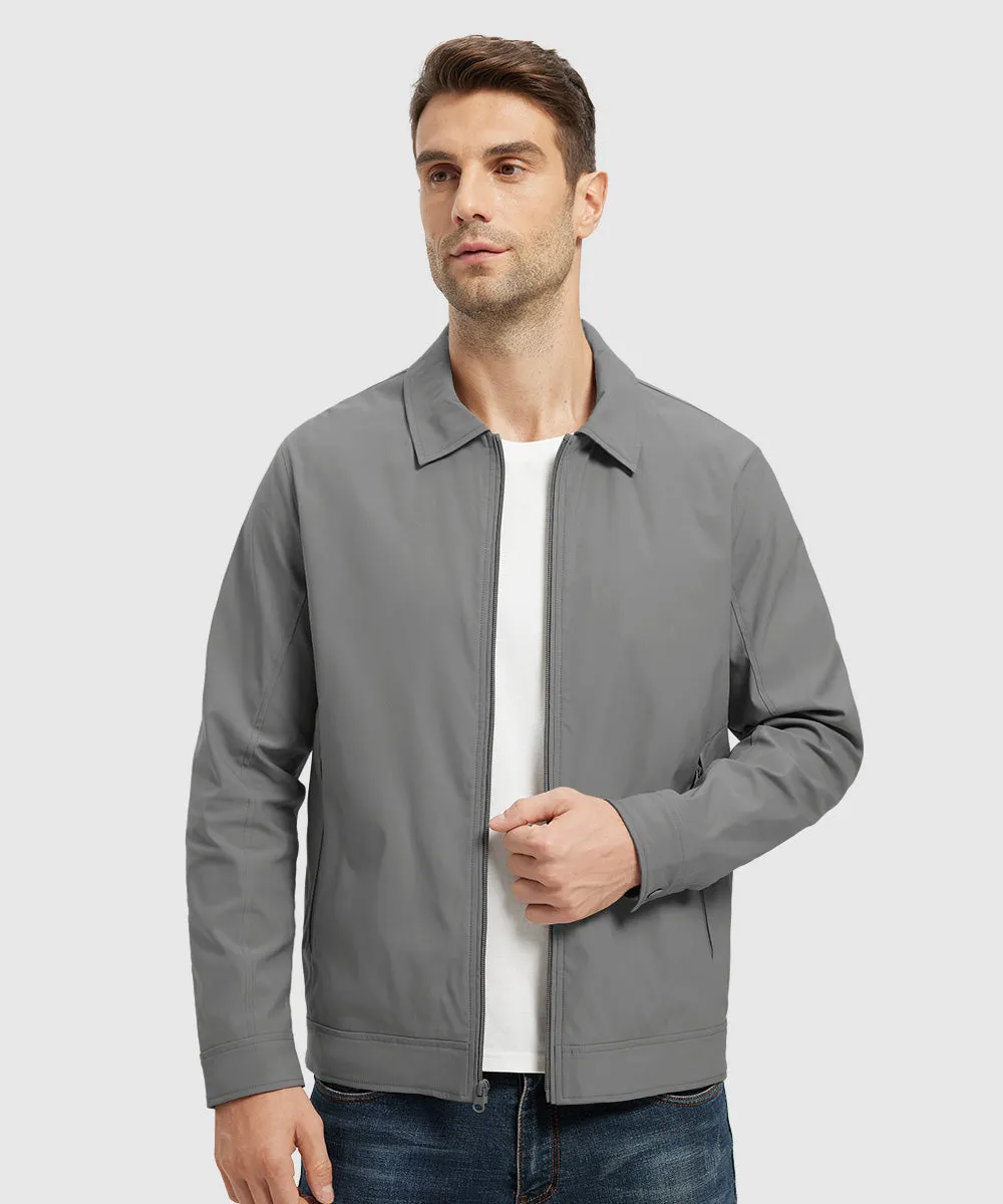 Men's Casual Lightweight Lapel Jacket