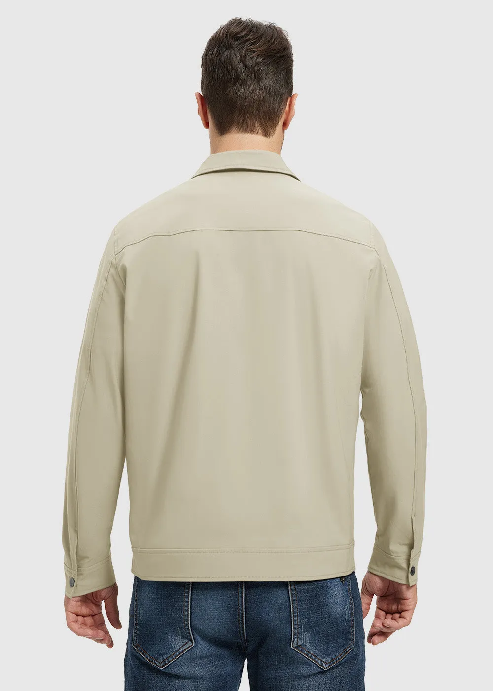 Men's Casual Lightweight Lapel Jacket