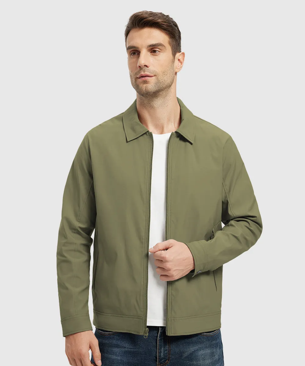Men's Casual Lightweight Lapel Jacket
