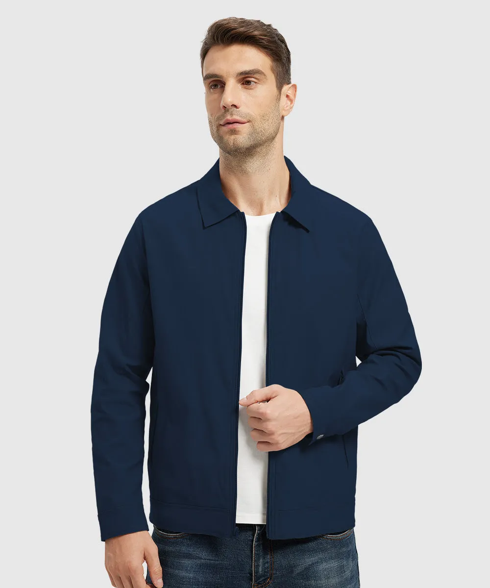 Men's Casual Lightweight Lapel Jacket