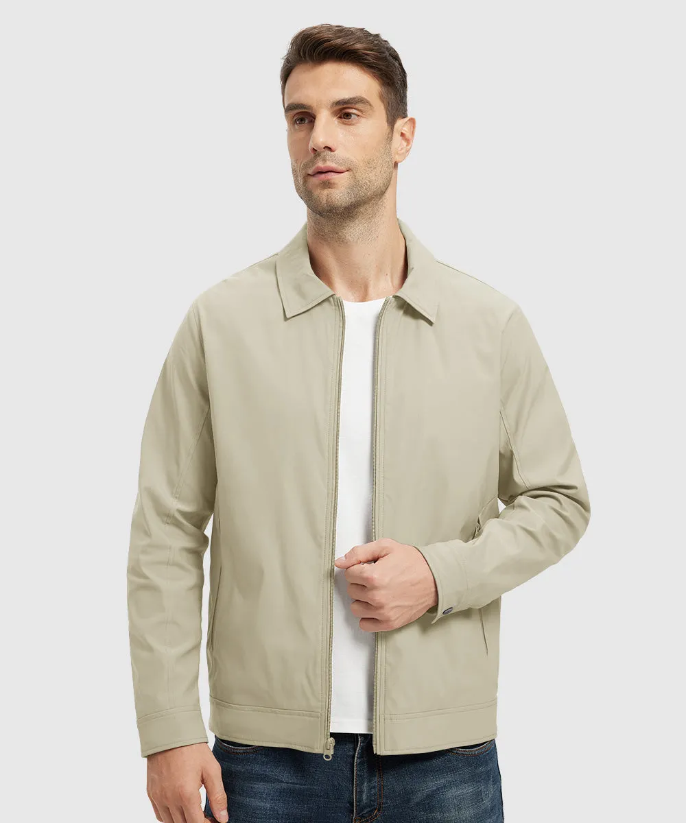 Men's Casual Lightweight Lapel Jacket